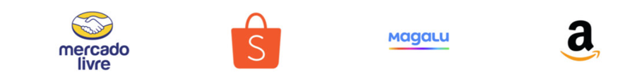 Mercado Livre, Shopee, Magalu e Amazon